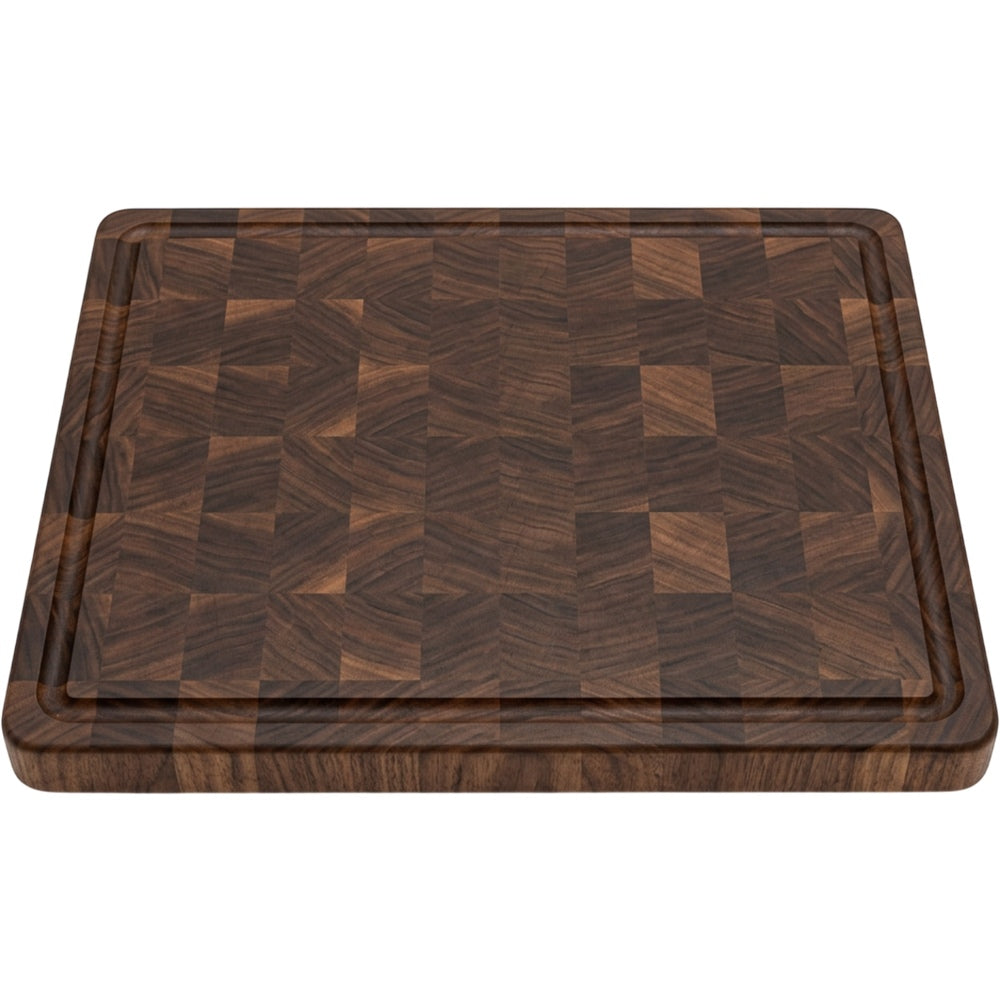 Ideafyl Blockline Walnut End-Grain Cutting Board 17 x 13 in