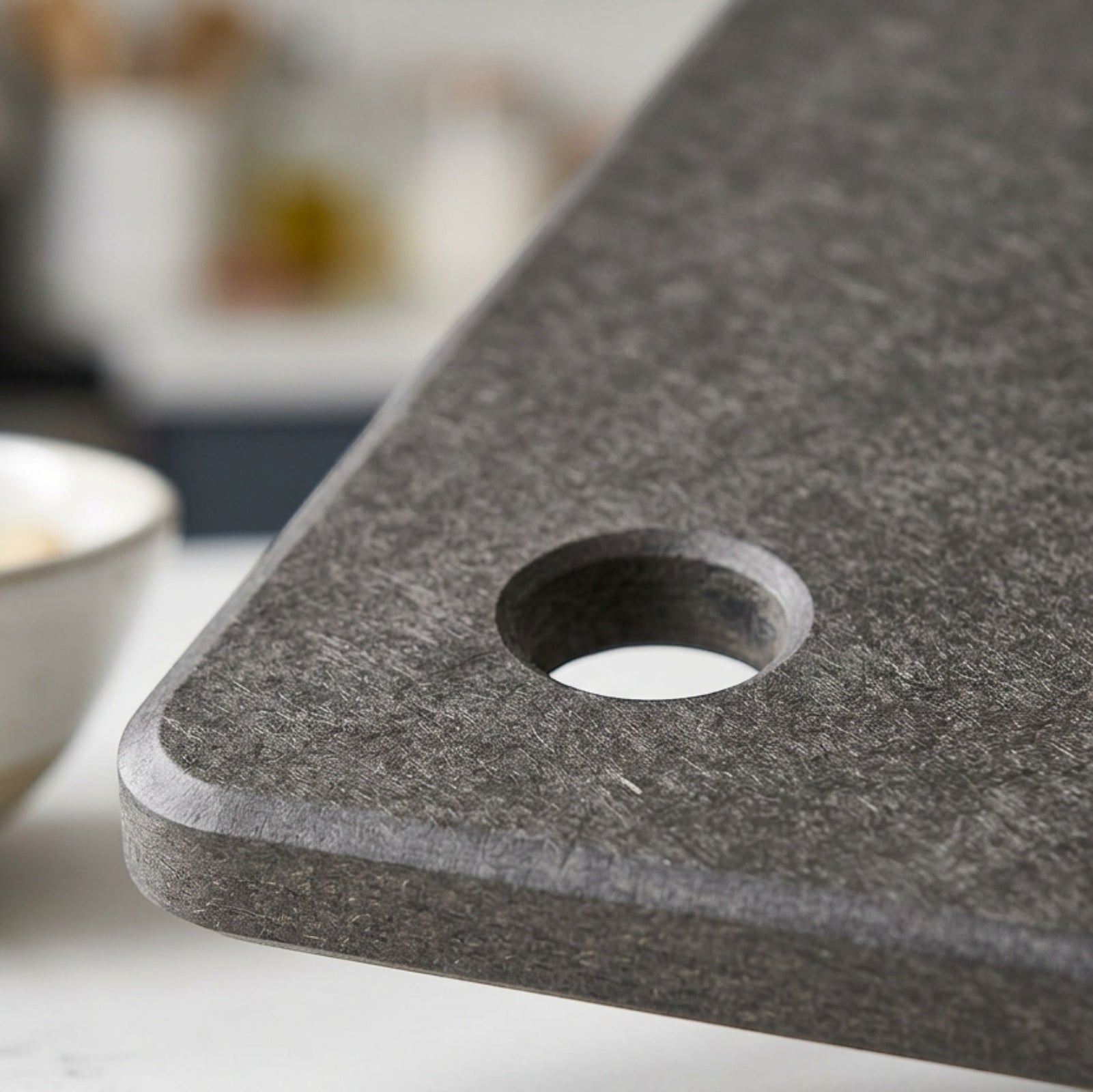 Ideafyl Slimfield Paper-Composite Cutting Board Charcoal 14 x 10 in