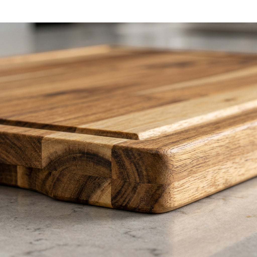 Ideafyl Turngrain Acacia Edge-Grain Cutting Board 15 x 11 in
